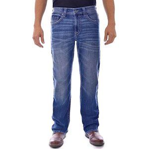 NWT TK Axel  Mens Stretch Slim Boot Cut Jeans actual inseam  Size 36 x 32